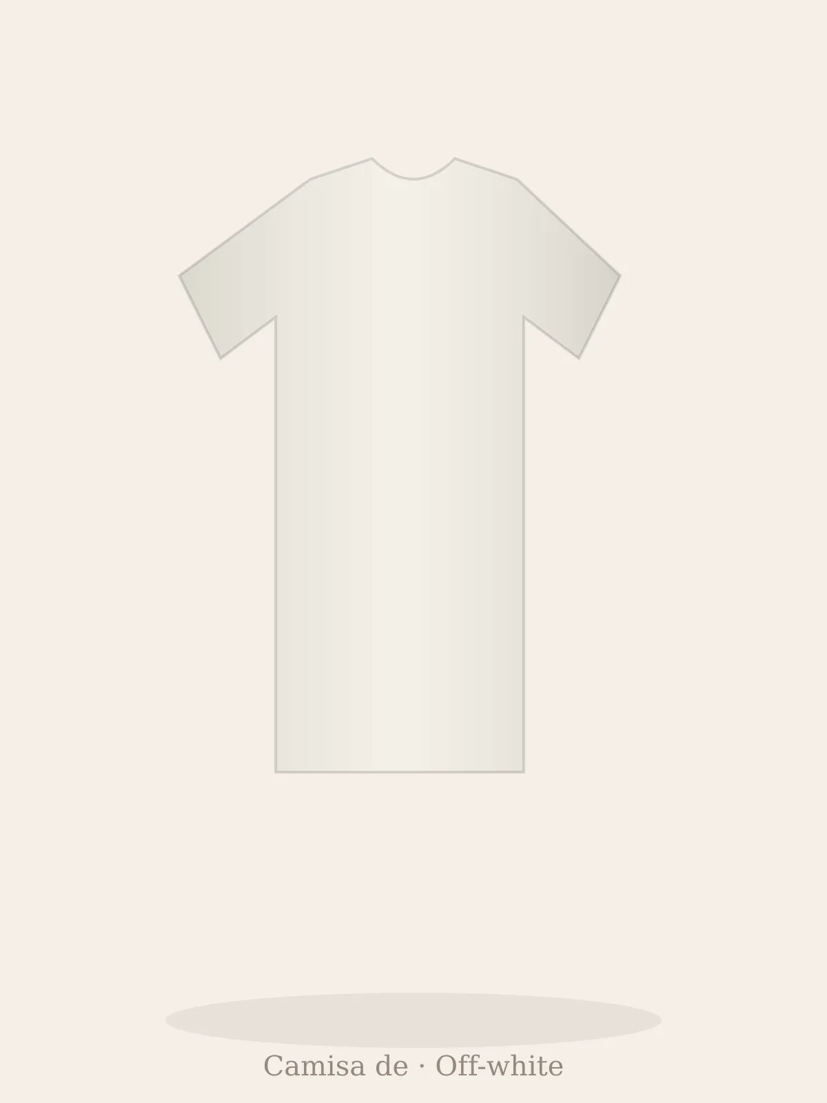 Camisa de Linho Manga Longa Sofia Off-white — vista 1